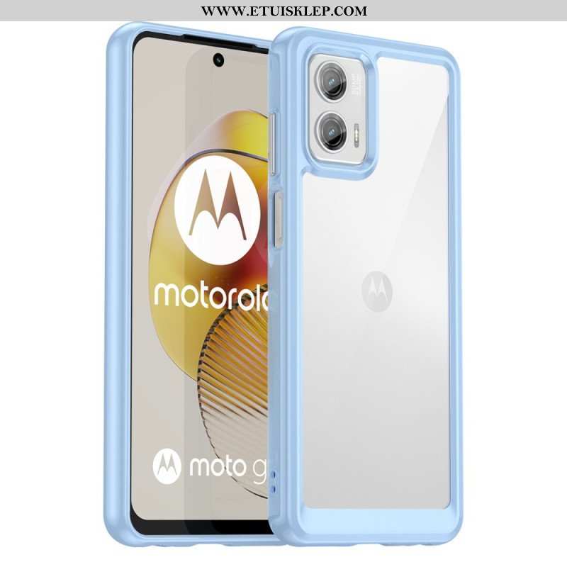 Etui do Moto G73 5G Przezroczysta Hybryda